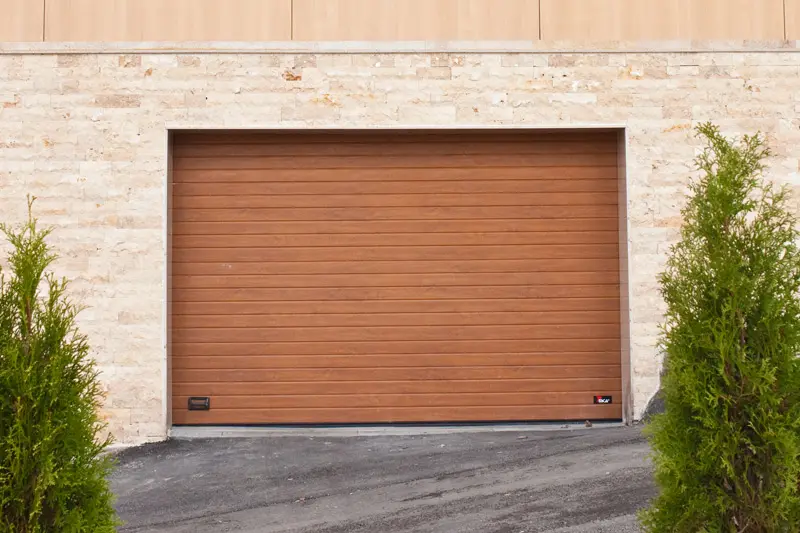 Sectional residential garage doors